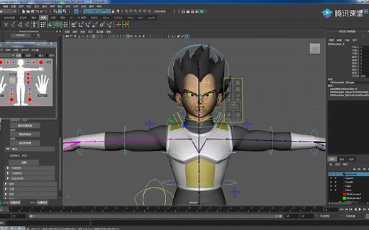 maya绑定技术-AdvancedSkeleton插件身体及面部绑定