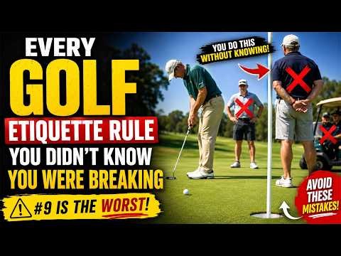 Every Golf Etiquette Rule You Didn't Know You Were Breaking