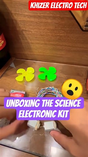 🔬 Unboxing The Science Electronic Kit⚡ #shorts