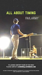 46K views · 306 reactions | Always swing hard 藍 #fails #baseball #tennis | FailArmy | Facebook