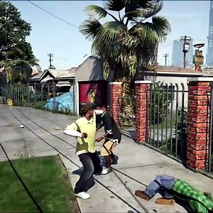 Davis Gang Members Attack on Franklin - GTA 5
