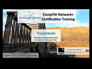 Using Traceroute - CompTIA Network+ N10-005: 4.3