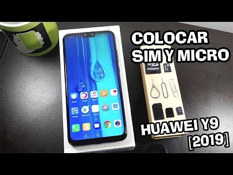 HUAWEI Y9 Insert SIM Card and Micro SD Memory