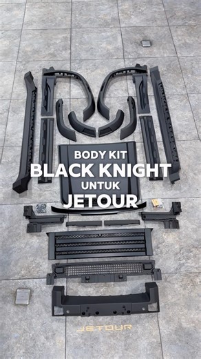 Body kit BLACK KNIGHT - Jetour T2 tersedia di Pionir Auto Garage. Siapa cepat, dia dapat.