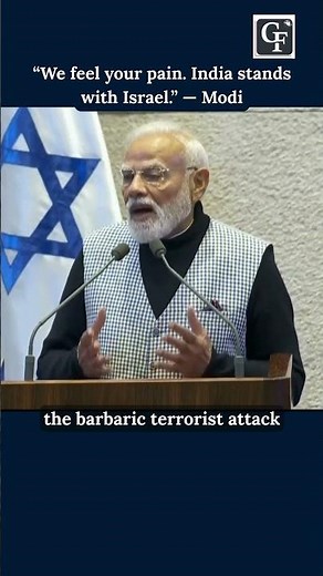 “India Stands With Israel” - Modi’s Words Move Israel’s Parliament