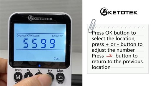 Watch Watt Meter Power Meter Plug Electricity Usage Monitor on Amazon Live