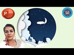 How to Create ☃️ winter Snow ❄️ Picture in PowerPoint #powerpoint #trending