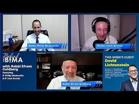 #70: Behind the Bima - Dovid Lichtenstein