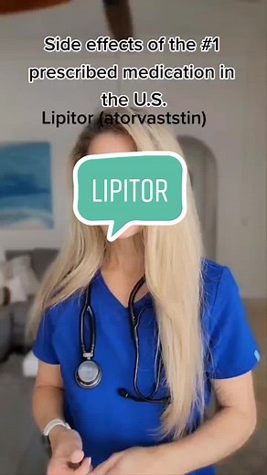The possible side effects are nasty!#KimberlyBermanRN #ICUnurse #lipitor #LIKEABOMBSHELL #nursesoftiktok