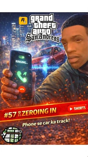 CJ's High-Tech Car Hunt! 📡🏎️ #shorts #youtubeshorts #shortsvideo #gta #gtav #gta6