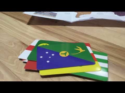 245x Set of World Countries Flash Cards Review