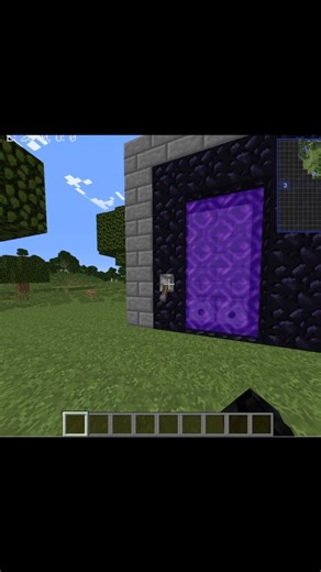 PORTAL ON/OFF Minecraft #shade #shorts #success #subscribe #minecraft #creative #bild