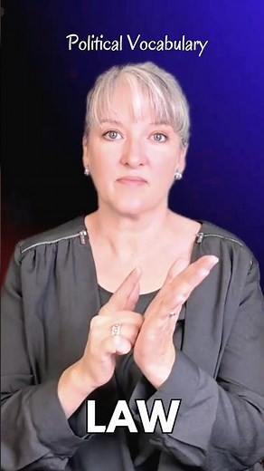 How To Sign Law #law #usa #politicalvocabulary #asl #aslstudent #newlanguage #learntosign #deafsign