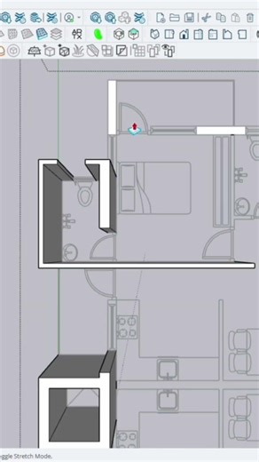 Ep - 01 Model An Apartment In Sketchup (SketchUp Tutorial) #architecture