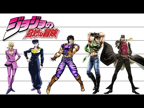 JoJo's Bizarre Adventure | Characters Height Comparison