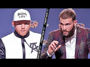 CANELO ALVAREZ VS CALEB PLANT - FULL FINAL PRESS CONFERENCE