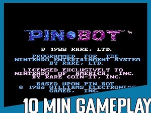10 Minute Gameplay: Pinbot (1990) NES