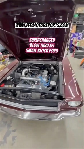 1966 Ford Mustang Coupe w/ Supercharged SBF & Blow Thru Holley EFI #crazyforyou
