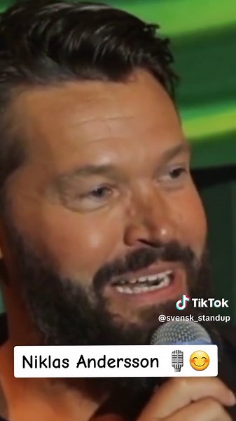 Göteborgaren Niklas Andersson 😃🎙#niklasandersson #standup #🤣 #fördig #foryou #foryoupage #fyp