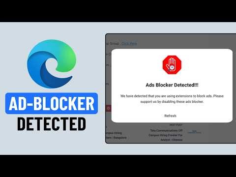 How to Turn Off Ad Blocker In Microsoft Edge | Fix Sites Keep Asking to Disable Ad Blocker