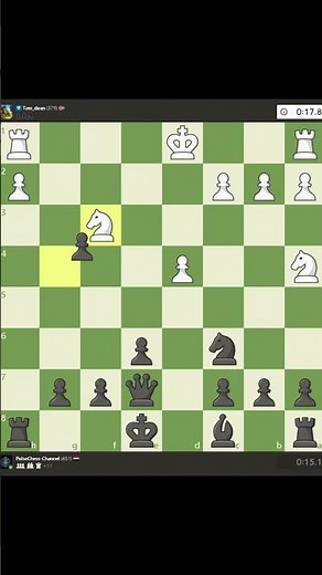 2 Player Chess Bullet 30 Sec - Checkmate in 19 moves #chess