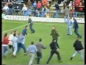 Chesterfield v Northampton football hooligans