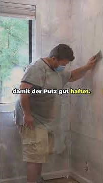 Wand selber verputzen | Anfeuchten, Grundieren & Auftragen erklärt!