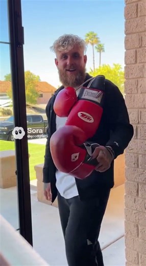 Jake Paul pulls up to your house after you've been yapping online