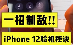 怕买iPhone 12在此被坑？教你如何一招验机秘诀！