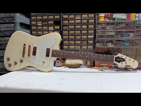 Re-Designed Non Reverse Firebird - Neck Through - Full Guitar Build - No Talking
