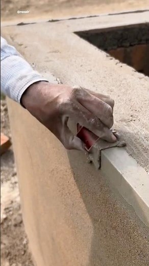 smooth plaster finish