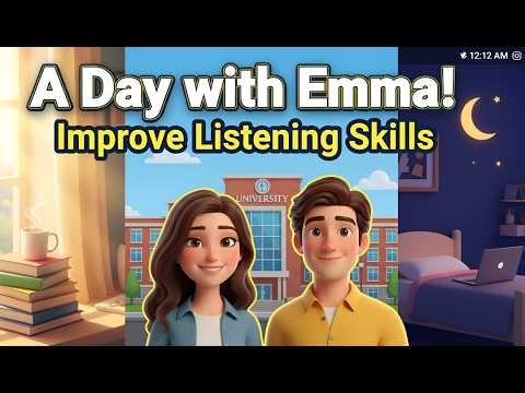 A Day with Emma's Life | Improve Your English | Listening Skills
