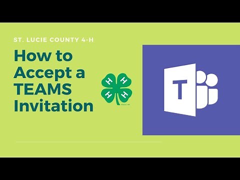 How to Accept a TEAMS Invitation