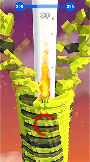 Stack Ball Level 395 Full Combo💯