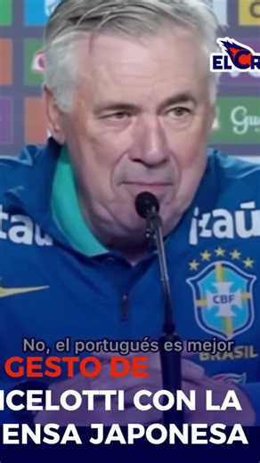 🌎🏆 Carlo Ancelotti's gesture towards a Japanese journalist