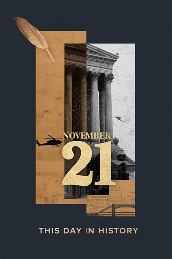 This Day in History: November 21 | ARPANET’s Birth, Mugabe’s Fall & Bloody Sunday in 75 seconds November 21st is a day of critical foundations and monumental endings! In 1620, the Mayflower Compact was signed, creating an early blueprint for American democracy. In 1969, the ARPANET established its first permanent link, a key step in the birth of the Internet. In 1980, a major fire ripped through the MGM Grand, killing 85 people. The long and brutal Bosnian War ended with the signing of the Dayto