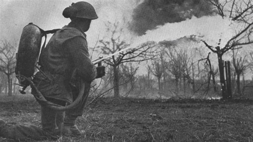 Intense WWII combat footage caught on camera