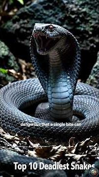 Top 10 Deadliest Snakes In The World! 🐍☠️