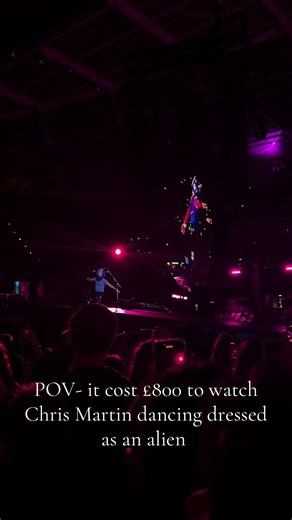 Chris Martin's Alien Dance at Coldplay Concert