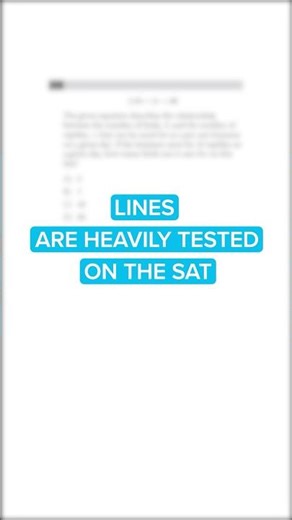 SAT Practice Test #4 - Module 1 - Question #11 #Shorts #math #algebra #lines #SAT