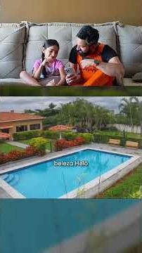 Criança pulou na piscina de adulto e deu a maior muvuca!