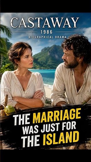 The Marriage Was Just for the Island | Castaway (1986) #shorts #movie