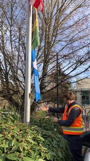 💙💚 The 12 Flag is flying proudly outside City Hall! From kickoff to the final whistle, Newcastle is all in. Let’s go Hawks! 🥳 🏈 | City of Newcastle, Washington - Government