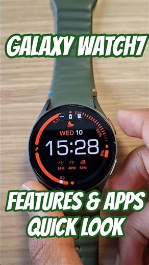 Galaxy Watch7 Features and Apps Quick Look | #samsung #tech #asmr #watch #watch7 #innovation