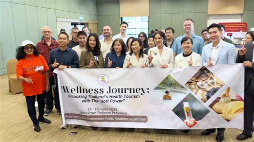 5K views · 24 reactions | Thailand's Government Public Relations Department is hosting a two-day "Wellness Journey" event in Nakhon Pathom Province, bringing together over 20 local and foreign media representatives and influencers to showcase Thailand's potential as a Global Medical and Wellness Hub. | PR Thai Government | Facebook