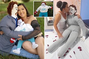 Brazilian woman who ‘married’ doll throws gender reveal party for second rag doll child