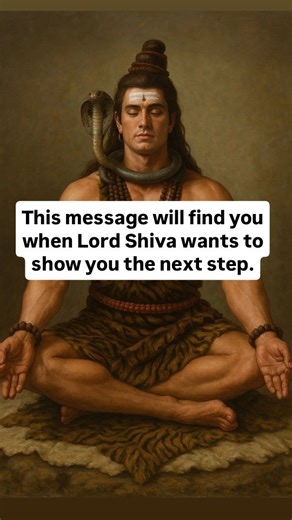 Ankita Goswami on Instagram: "This message will find you when Lord Shiva wants to show you the next step. You’re being guided by divine energies lord shiva and Maa Kali through a spiritual ransformation a phase of death and rebirth a Spiritual awakening. Everything falling apart is making space for what’s meant for your higher path. Trust Shiva’s guidance and your own intuition the universe is clearing your karma so you can rise into your true spiritual power. This is a divine message channeled 