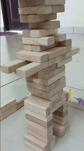 Building Blocks Robot (How to Make a 2 Legged Wooden Blocks Robot) Jenga Robot Making #jenga #robot