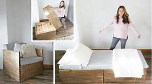 Ana White’s DIY Sleeper Chair