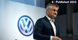 Volkswagen U.S. Chief Knew of Potential Emissions Problems in 2014